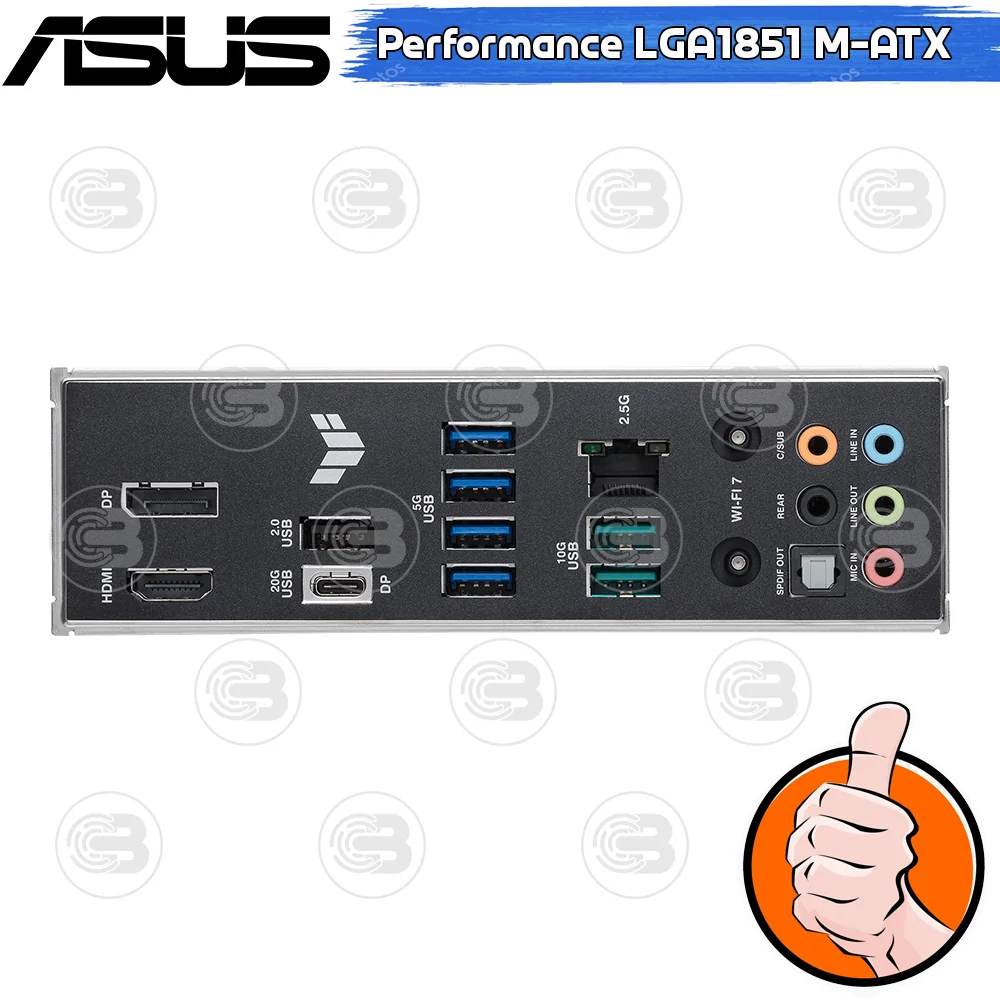 [CoolBlasterThai] ASUS MAINBOARD TUF GAMING B860M-PLUS WIFI SOCKET LGA1851 DDR5 M-ATX ประกัน 3 ปี
