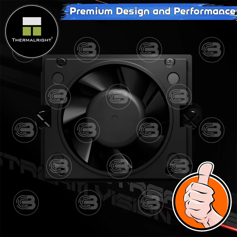 [CoolBlasterThai] Thermalright Stream Vision 360 BLACK 3.5-Inch Screen AIO Liquid CPU Cooler (AM5/LGA1851 Ready) ประกัน 5 ปี