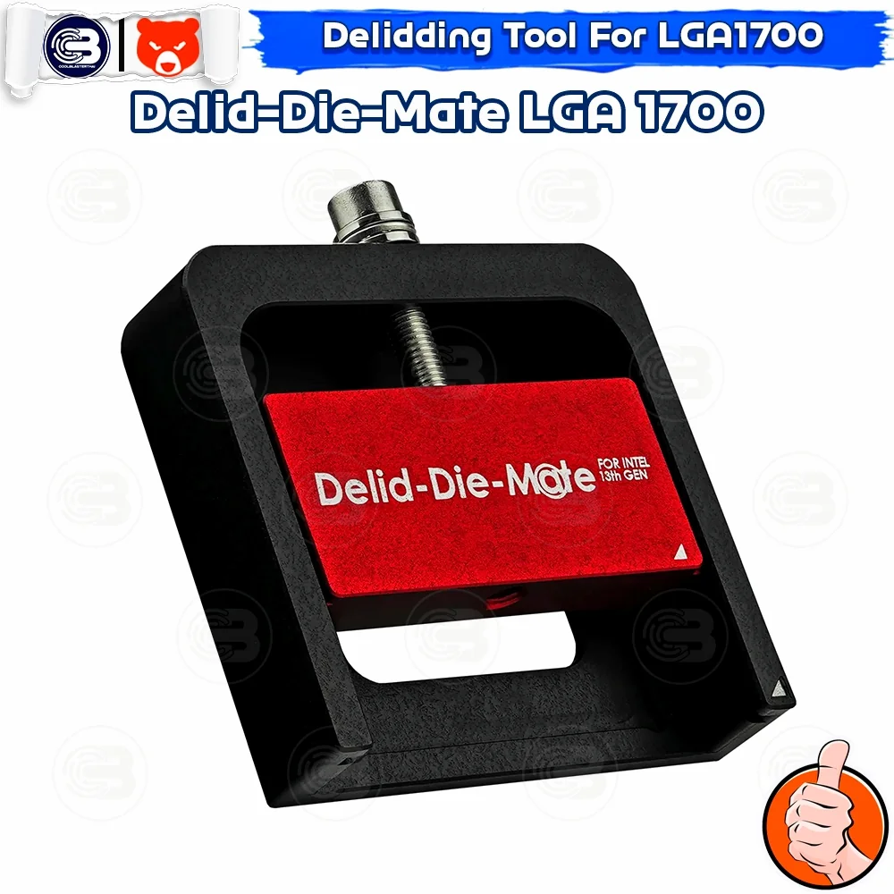 [CoolBlasterThai] THERMAL GRIZZLY DELID-DIE-MATE FOR INTEL 13TH/14TH (Removing the heat spreader tool) (TG-DDM-i13G)