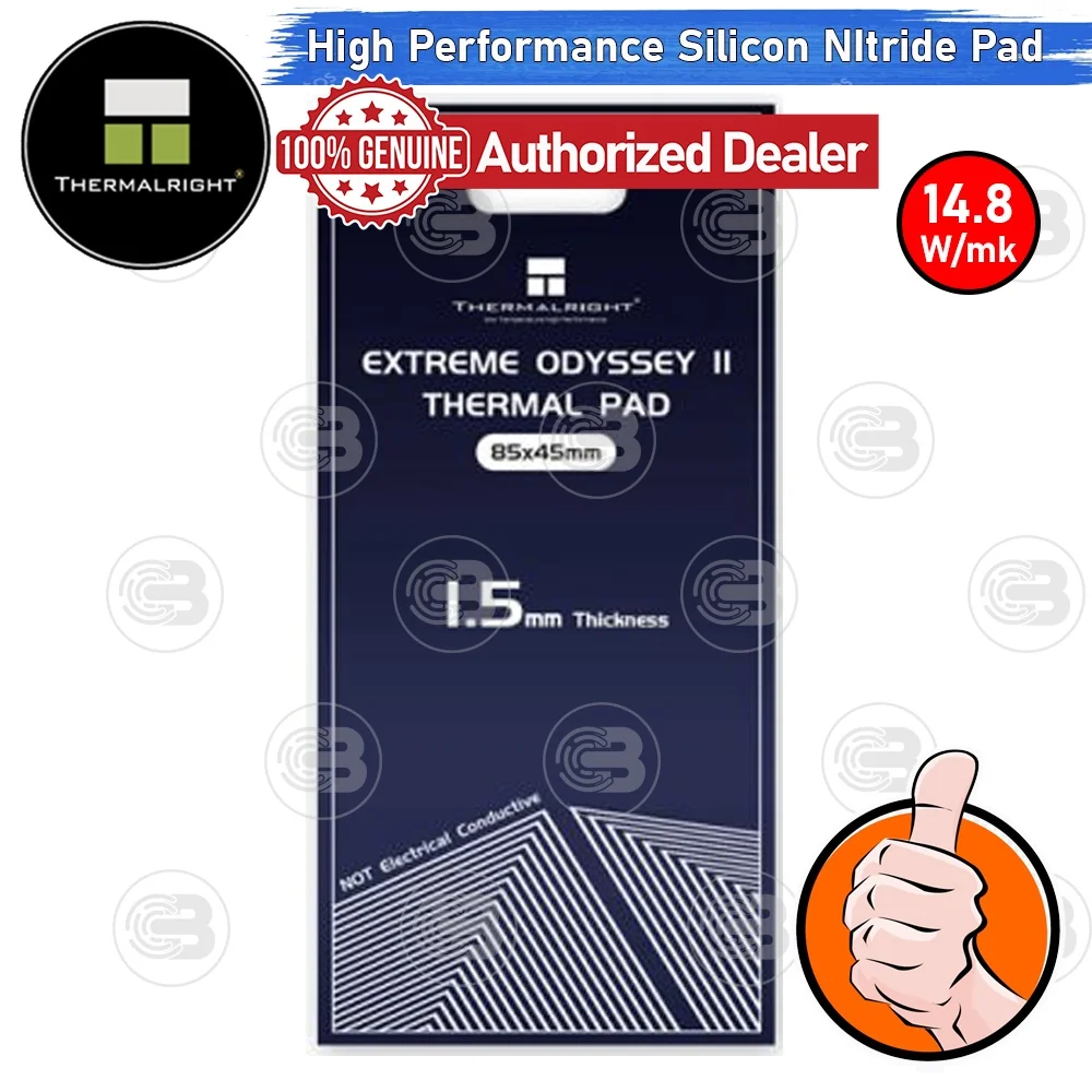 [CoolBlasterThai] Thermalright Extreme Odyssey II Thermal Pad (Silicon Nitride) 85x45x1.5 mm./14.8 W/mK
