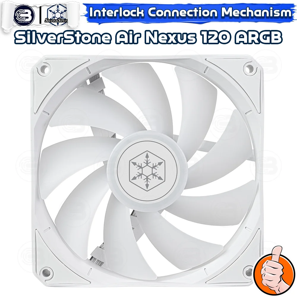 [CoolBlasterThai] SilverStone Air Nexus 120 ARGB (120mm) Fan Case ประกัน 1 ปี