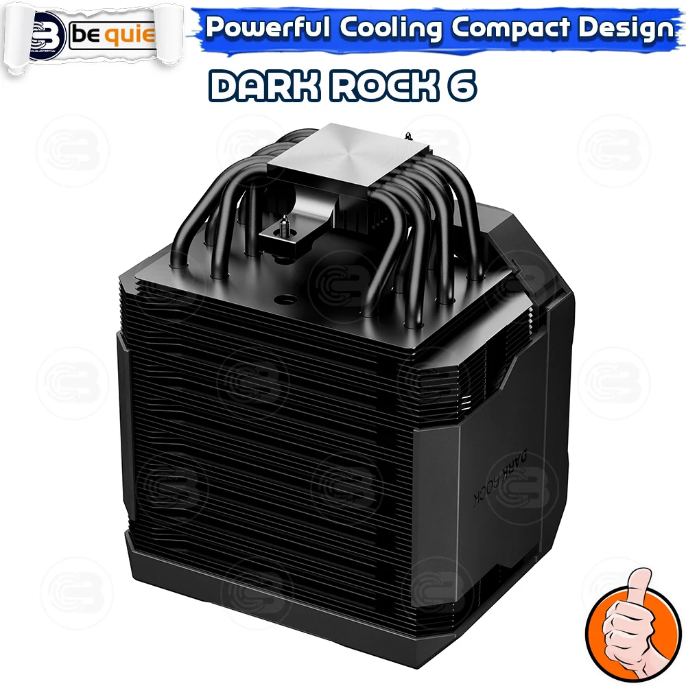 [CoolBlasterThai] Be Quiet Dark Rock 6 Heat Sink CPU Cooler (AM5/LGA1851 Ready) (BK046) ประกัน 3 ปี