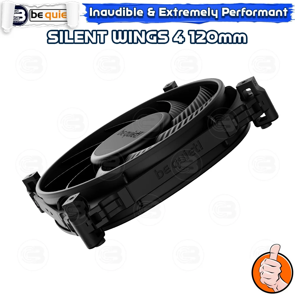 [CoolBlasterThai] Be Quiet Silent Wings 4 120 PWM high-speed PC Fan Case (BL094) ประกัน 5 ปี