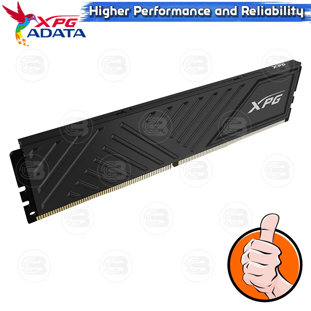[CoolBlasterThai] ADATA XPG GAMMIX D35 BLACK 16GB (16GBx1) DDR4-3200 CL16-20-20 (LT-Warranty)