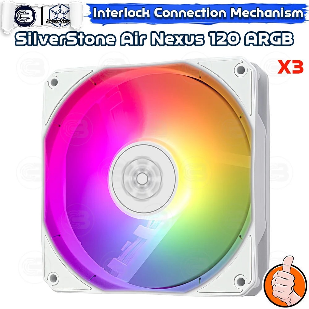 [CoolBlasterThai] SilverStone Air Nexus 120 ARGB (120mm) Fan Case ประกัน 1 ปี