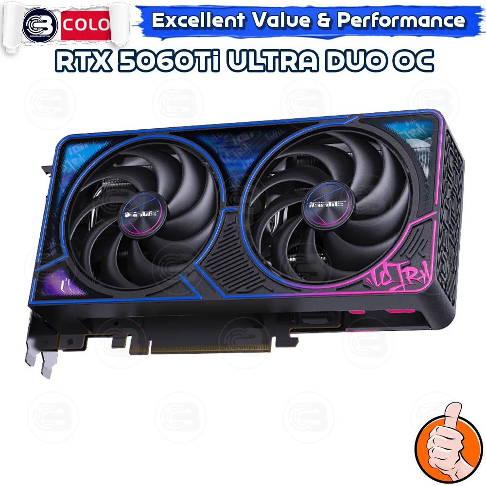 [CoolBlasterThai] COLORFUL iGame GeForce RTX 5060Ti Ultra DUO OC 16GB-V (3Y)