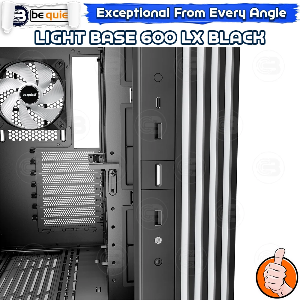 [CoolBlasterThai] Be Quiet LIGHT BASE 600 LX Black PC Case (BGW67) ประกัน 3 ปี