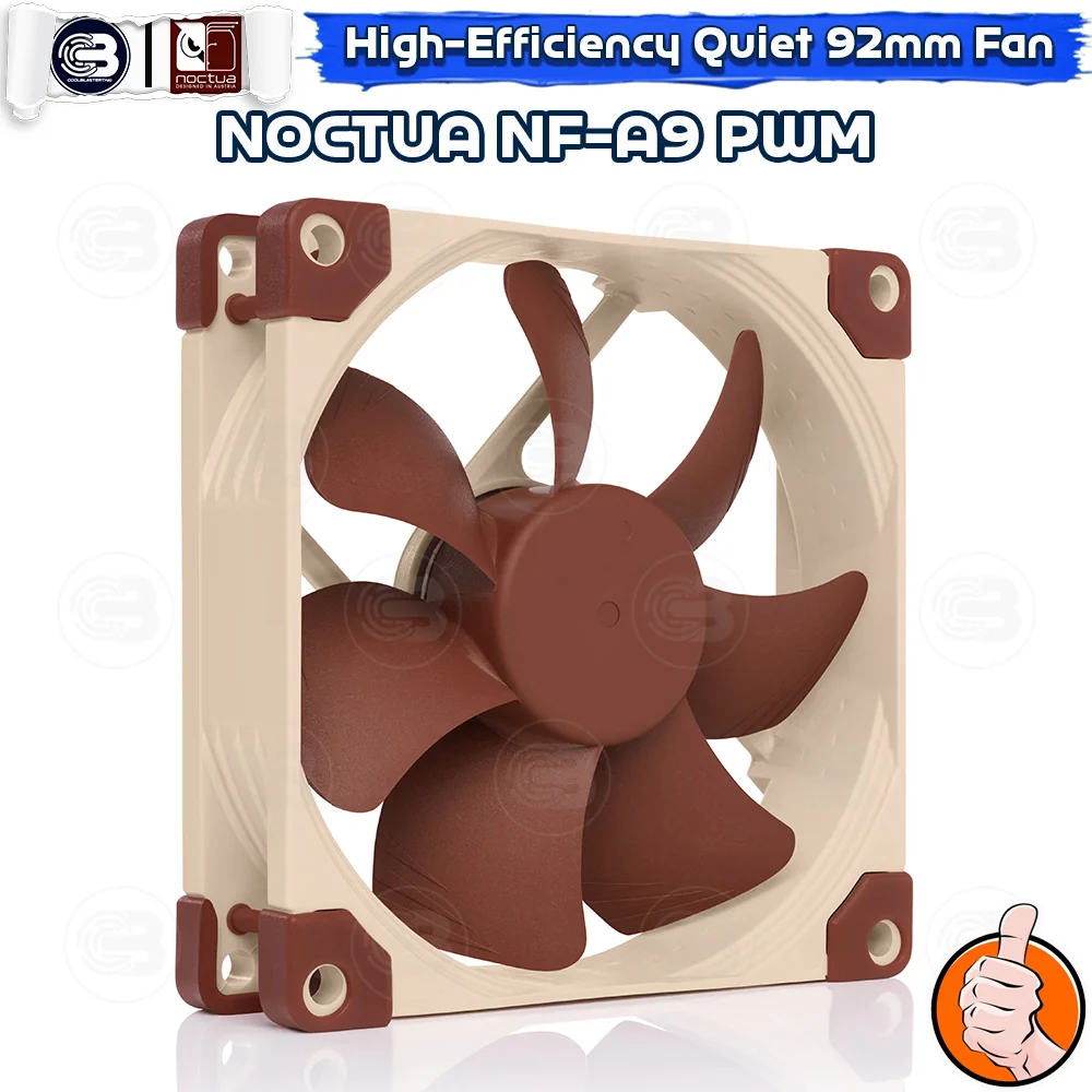 [CoolBlasterThai] NOCTUA NF-A9 PWM PC Fan Case (size 92 mm.) ประกัน 6 ปี
