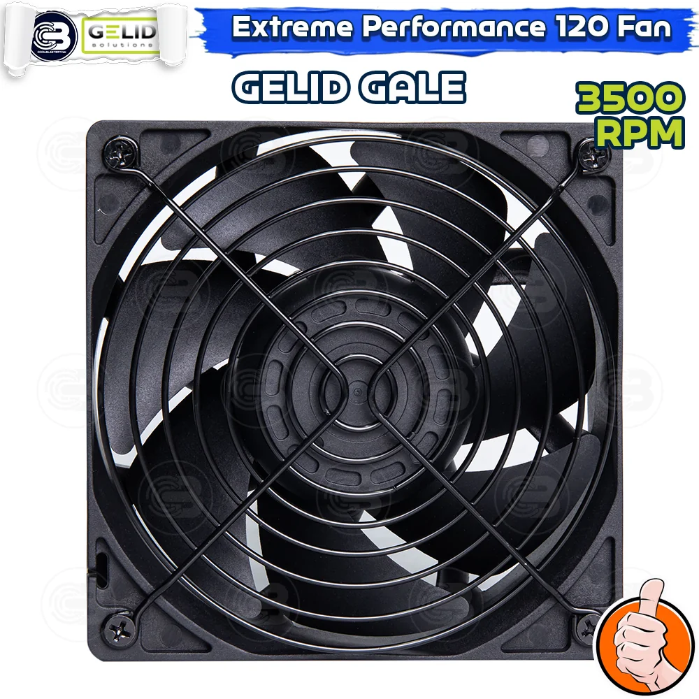 [CoolBlasterThai] GELID GALE 3500 RPM PC FAN CASE size 120 mm (FN-GALE-01)