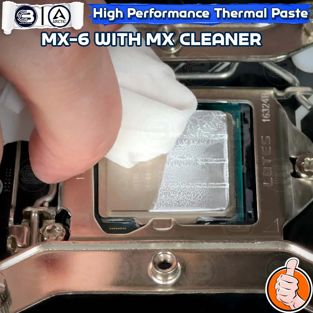 [CoolBlasterThai] ARCTIC Bundle Set MX-6 4g. Thermal compound with 6x MX-Cleaner (ซิลิโคนนำความร้อน)