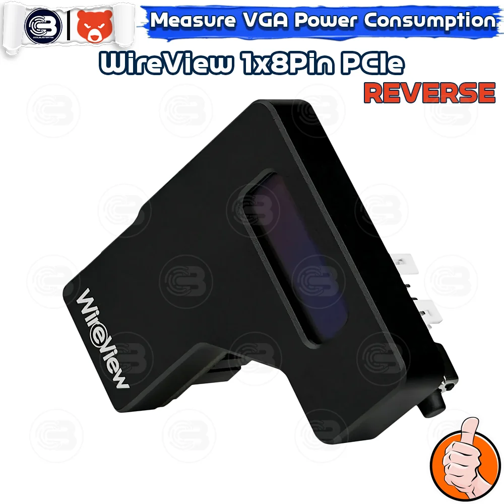 [CoolBlasterThai] THERMAL GRIZZLY WIREVIEW 1x8Pin PCIe Reversed GPU Power Consumption OLED Display (จอแสดงข้อมูลการใช้พลังงาน)