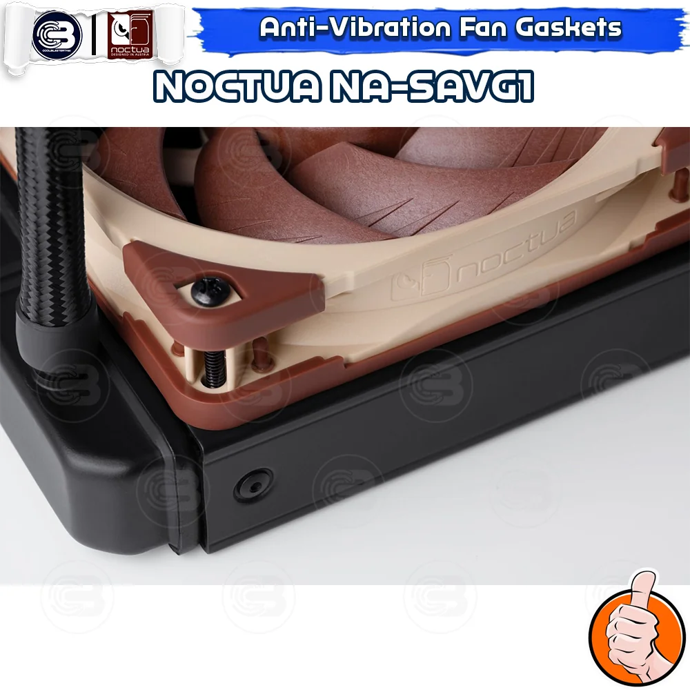 [CoolBlasterThai] NOCTUA NA-SAVG1 Anti-vibration Gaskets For 120 mm Fan (Set Of 3)