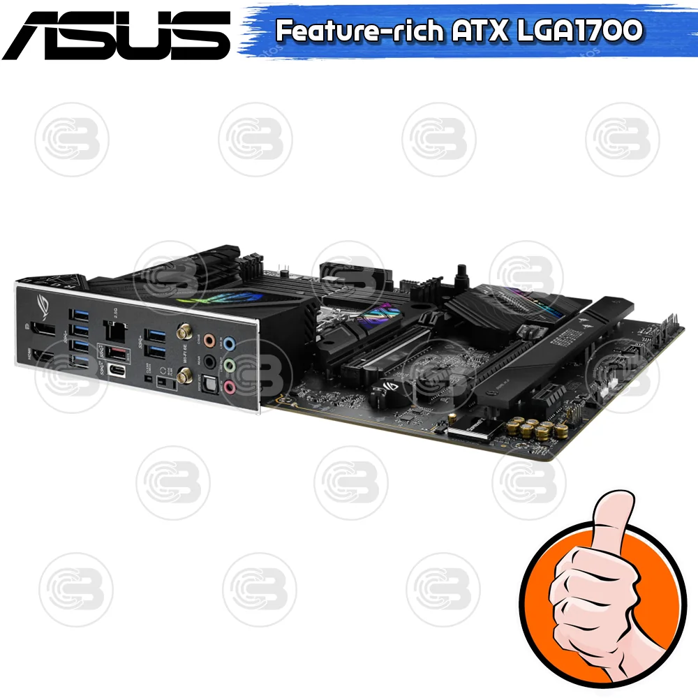 [CoolBlasterThai] ASUS MAINBOARD ROG STRIX B760-F GAMING WIFI SOCKET LGA1700 DDR5 M-ATX ประกัน 3 ปี
