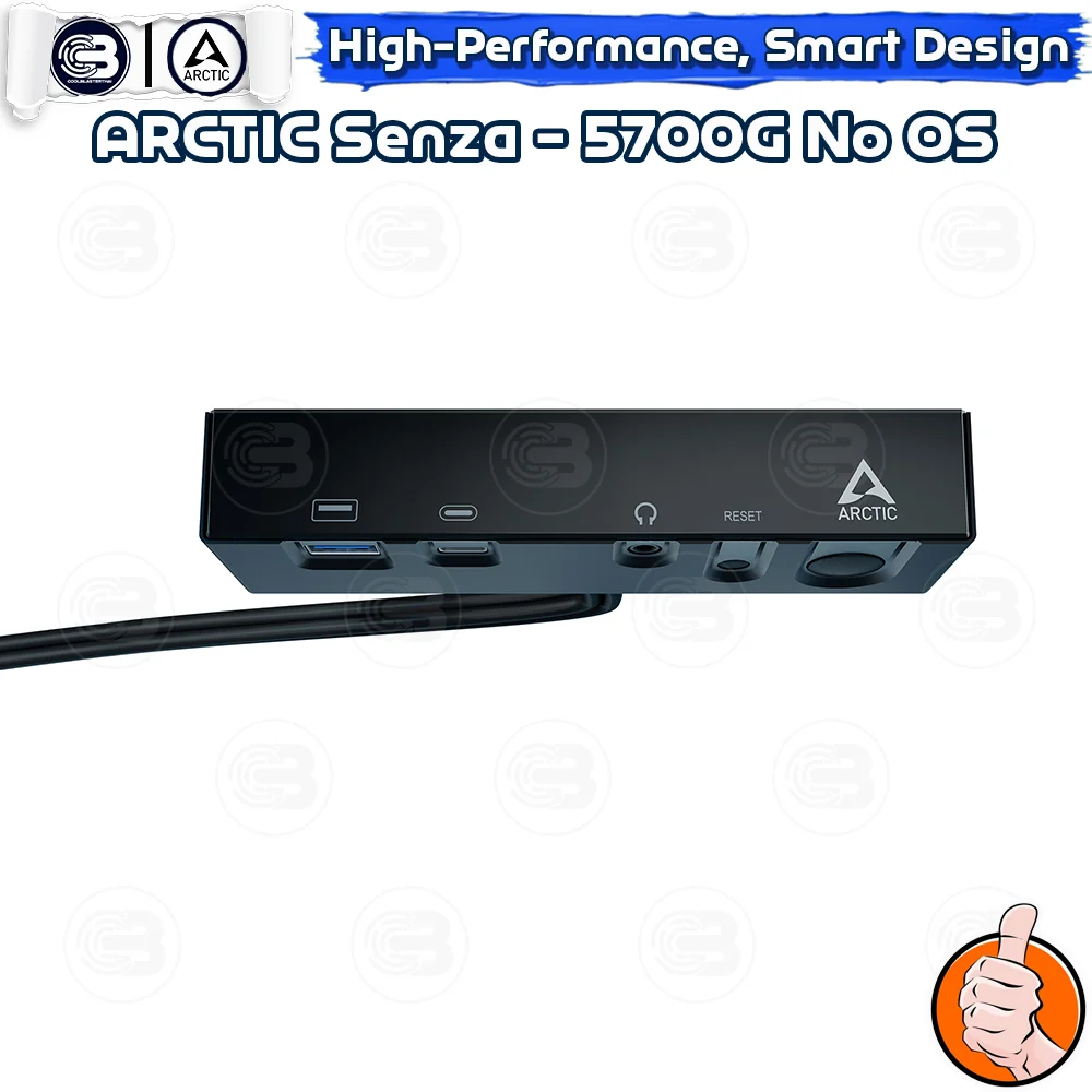[CoolBlasterThai] ARCTIC Senza 5700G Under Desk PC No OS Passive Cooling PC ประกัน 3 ปี