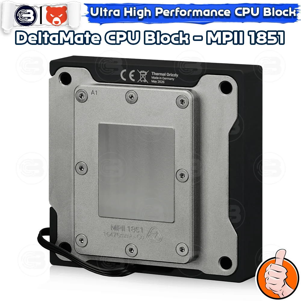 [CoolBlasterThai] THERMAL GRIZZLY DELTAMATE MPII-1851 CPU Block For Intel LGA1851/1700 socket CPU Water Block