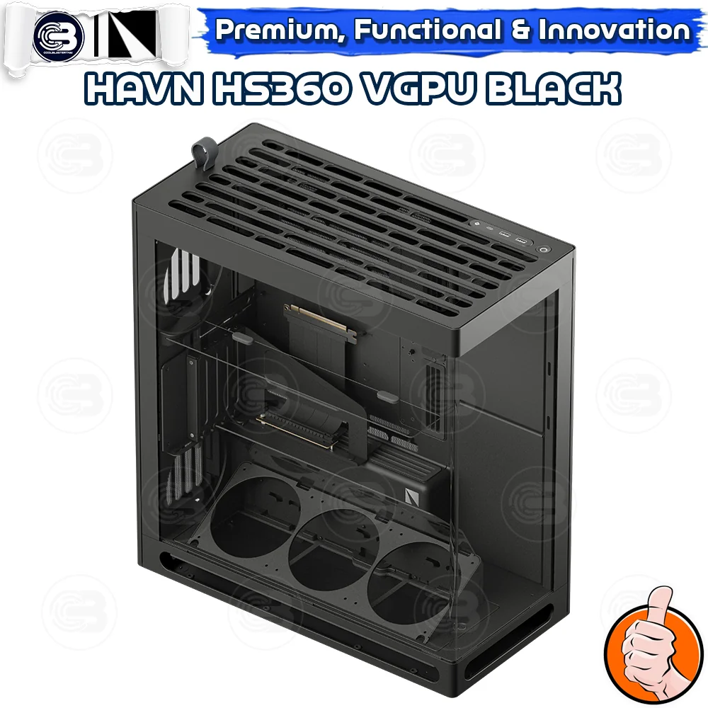 [CoolBlasterThai] HAVN HS360 VGPU Premium Mid-Tower ATX PC Case