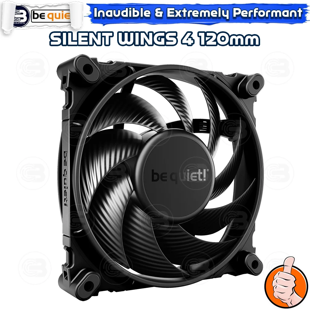 [CoolBlasterThai] Be Quiet Silent Wings 4 120 PWM high-speed PC Fan Case (BL094) ประกัน 5 ปี
