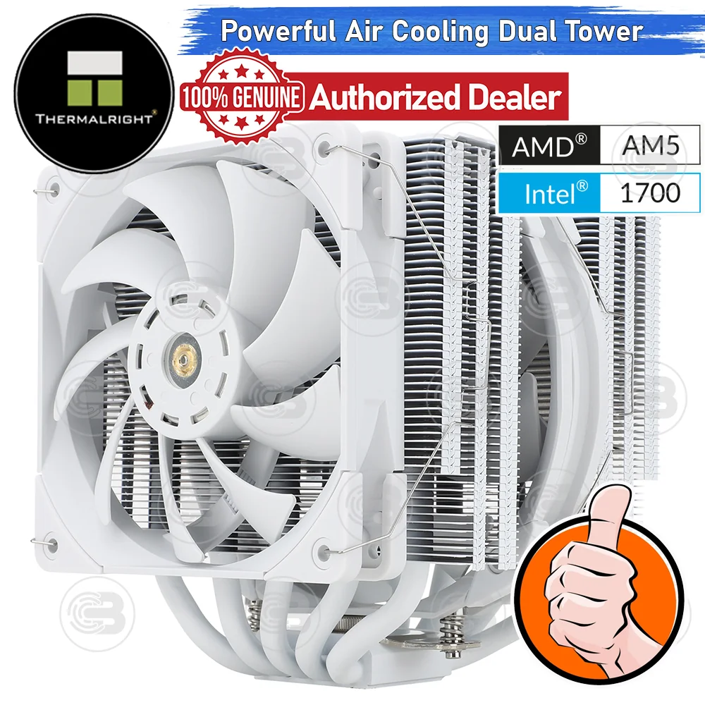 [CoolBlasterThai] Thermalright Frost Commander 140 White CPU Heat Sink (AM5/LGA1851 Ready) ประกัน 5 ปี