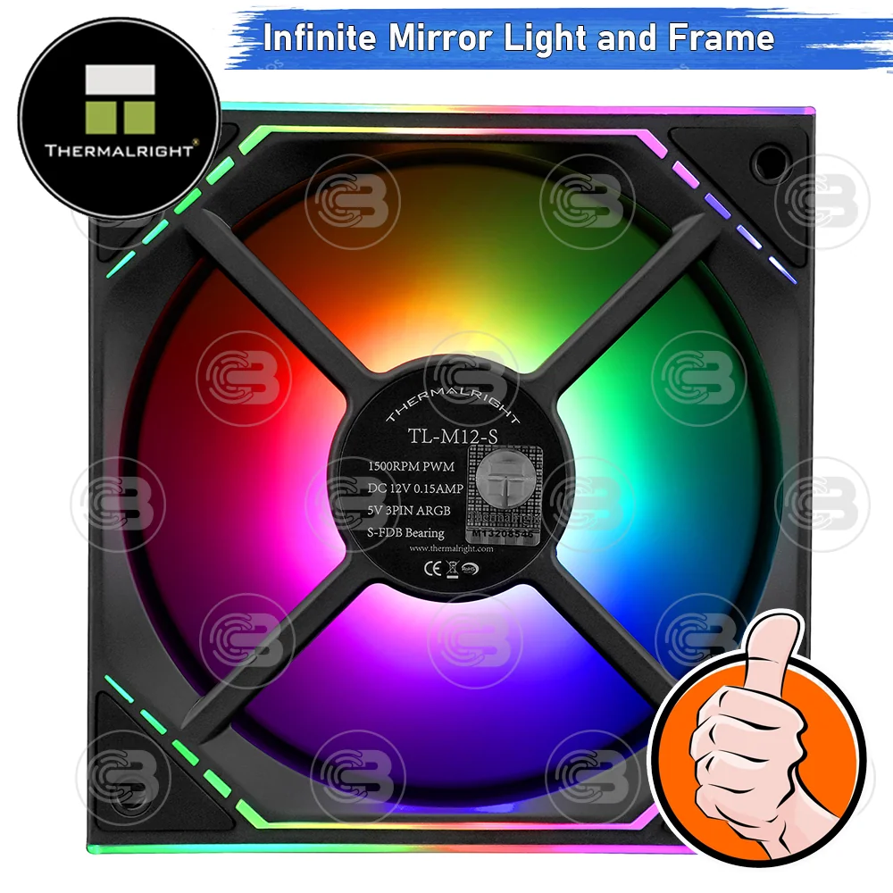 [CoolBlasterThai] Thermalright TL-M12-S A-RGB Fan Case (size 120 mm.)