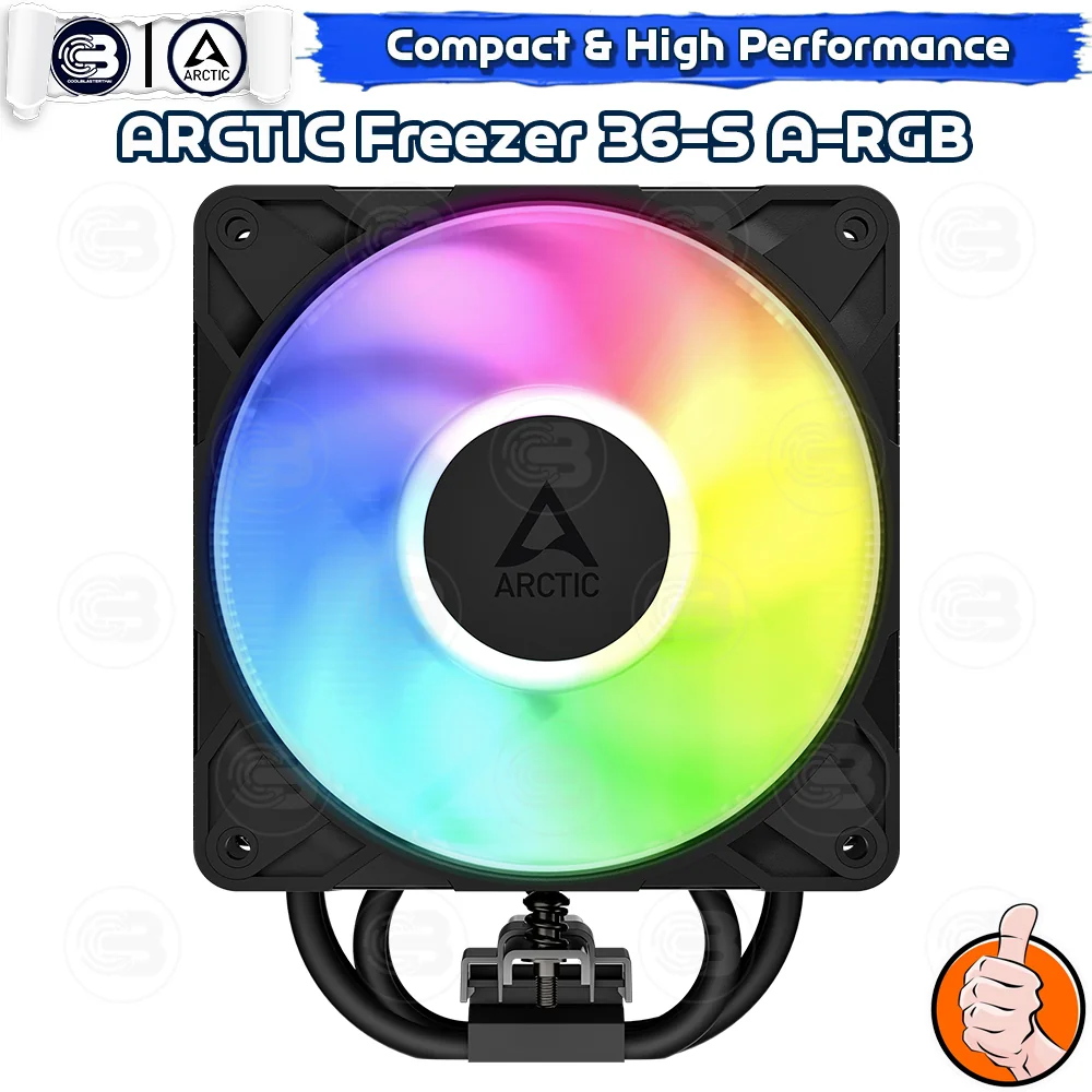 [CoolBlasterThai] ARCTIC FREEZER 36-S A-RGB BLACK CPU Air Cooler (LGA1851/1700/AM5/AM4)