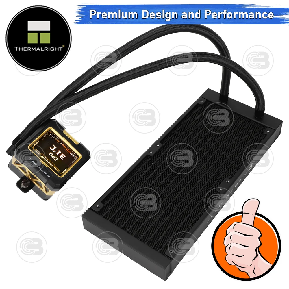 [CoolBlasterThai] Thermalright FROZEN WARFRAME X 240 BLACK (FANLESS) AIO Liquid CPU Cooler (AM5/LGA1851 Ready)