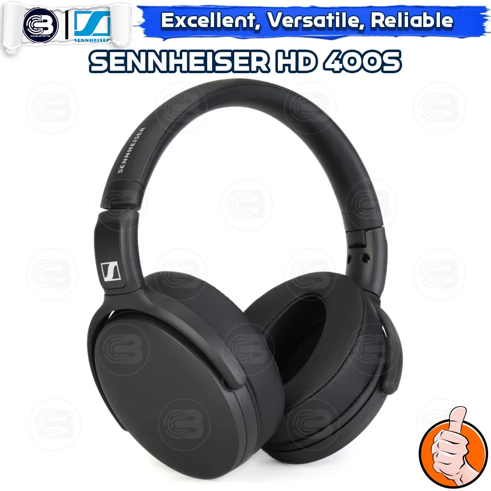 [CoolBlasterThai] SENNHEISER Headphone HD 400S Over-Ear Wired Excellent Sound Quality (1Y)