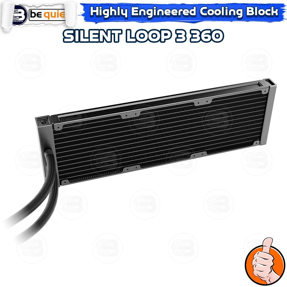[CoolBlasterThai] Be Quiet Silent Loop 3 360 AIO Water Cooling CPU Cooler (AM5/LGA1851 Ready) (BW025) ประกัน 3 ปี