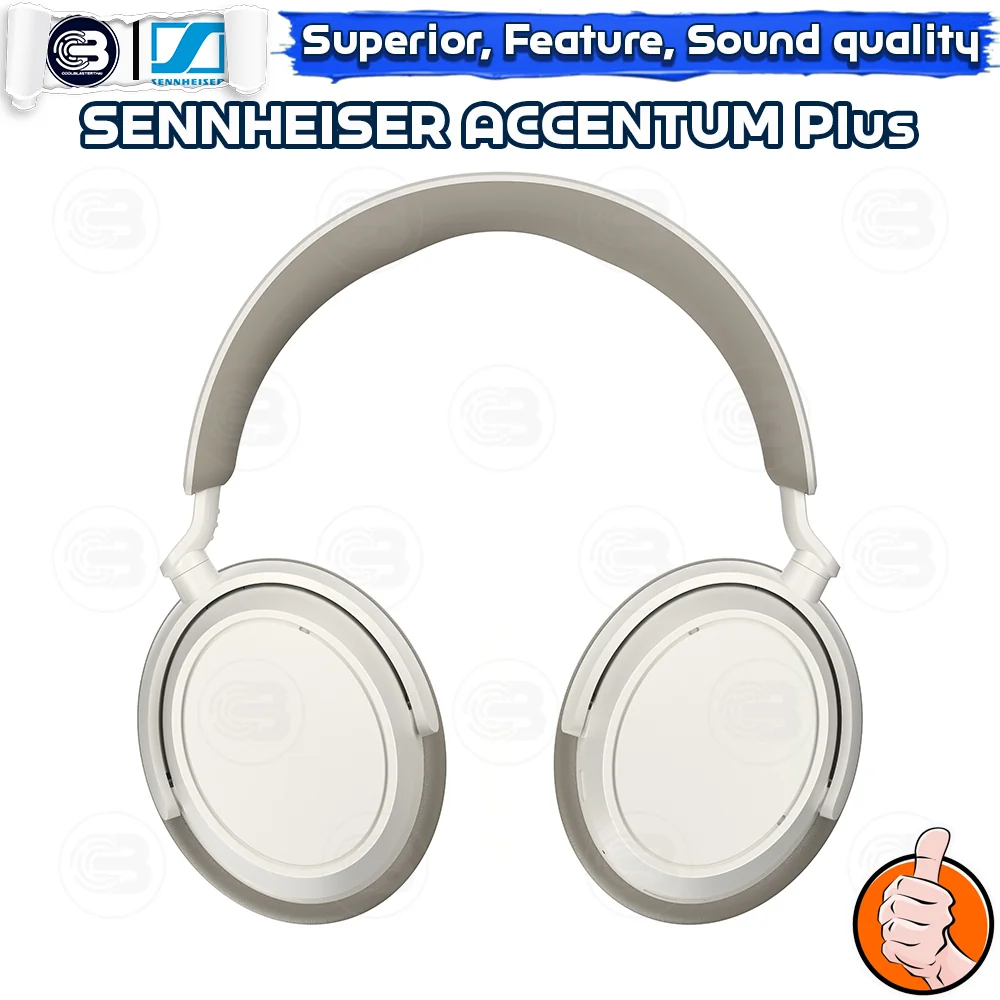 [CoolBlasterThai] SENNHEISER ACCENTUM Plus Wireless WHITE Around-the-ear Sound Quality With ANC