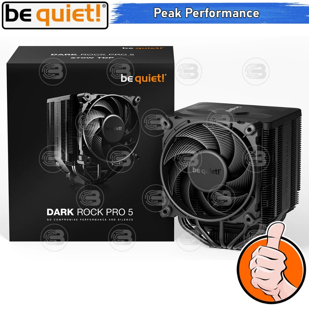 [CoolBlasterThai] Be Quiet Dark Rock Pro 5 Heat Sink CPU Cooler (AM5/LGA1851 Ready) (BK036) ประกัน 3 ปี