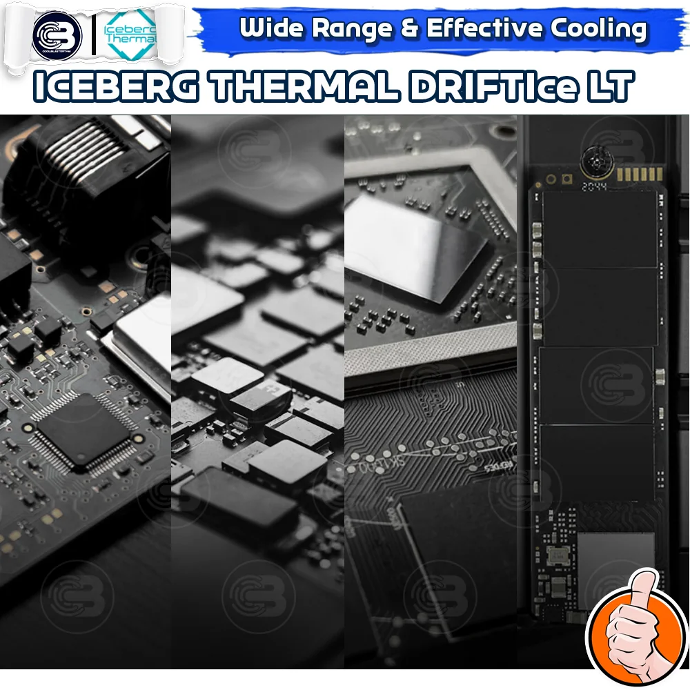 [CoolBlasterThai] ICEBERG THERMAL DRIFTIce LT Thermal Pad 145x145 mm./1.0 mm./11.8 W/mK