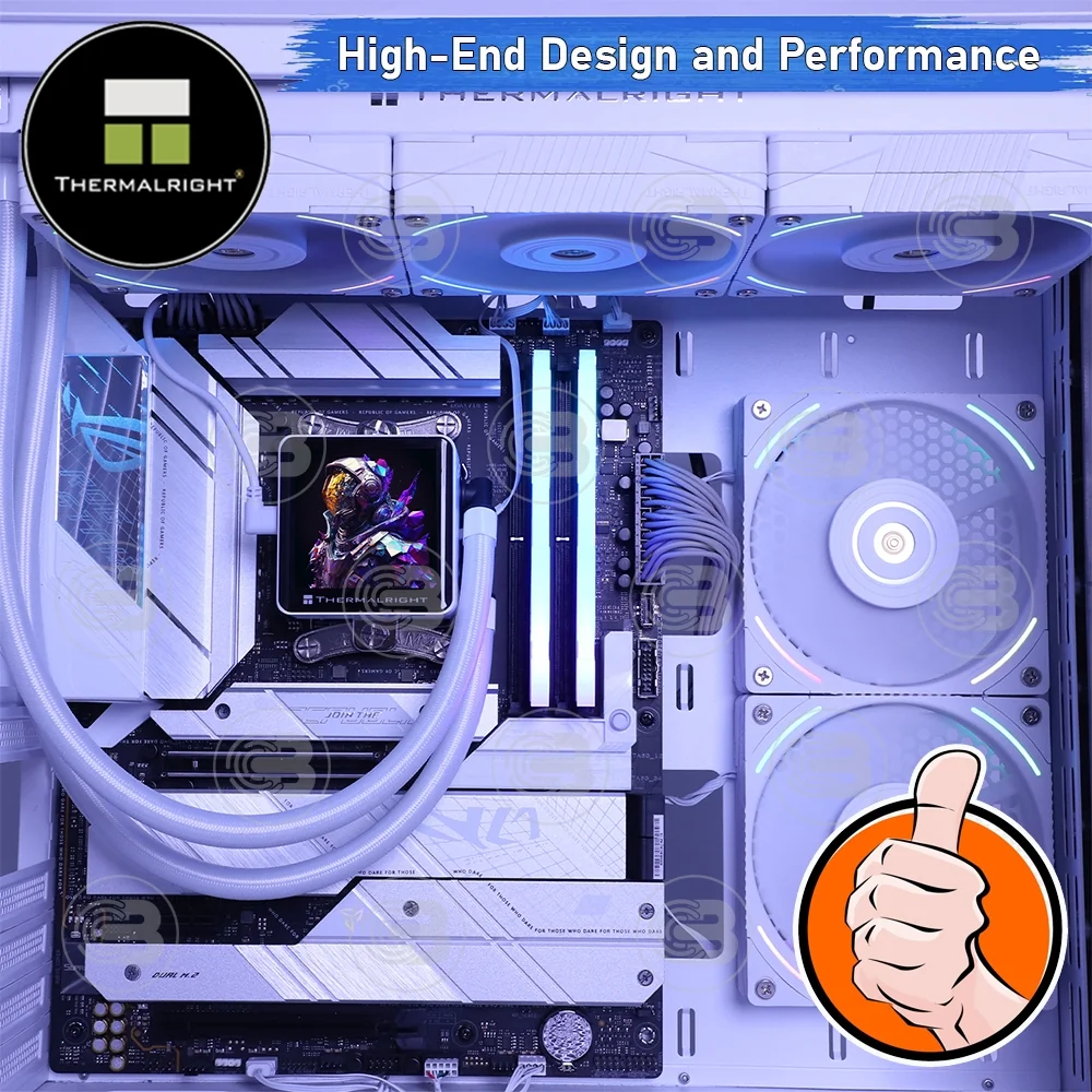 [CoolBlasterThai] Thermalright FROZEN VISION 360 WHITE V2 ARGB AIO Liquid CPU Cooler (AM5/LGA1851 Ready) ประกัน 6 ปี (ชุดระบายความร้อน)