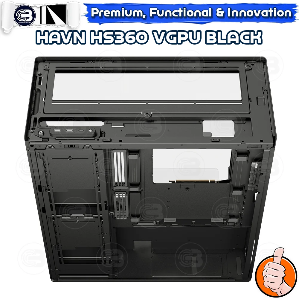 [CoolBlasterThai] HAVN HS360 VGPU Premium Mid-Tower ATX PC Case