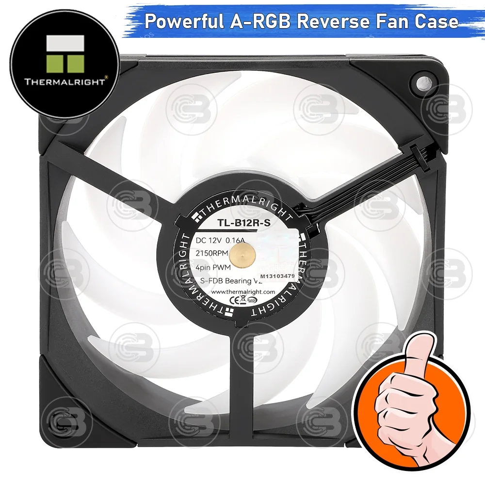 [CoolBlasterThai] Thermalright TL-B12R-S Reverse Fan Case A-RGB (size 120 mm.)