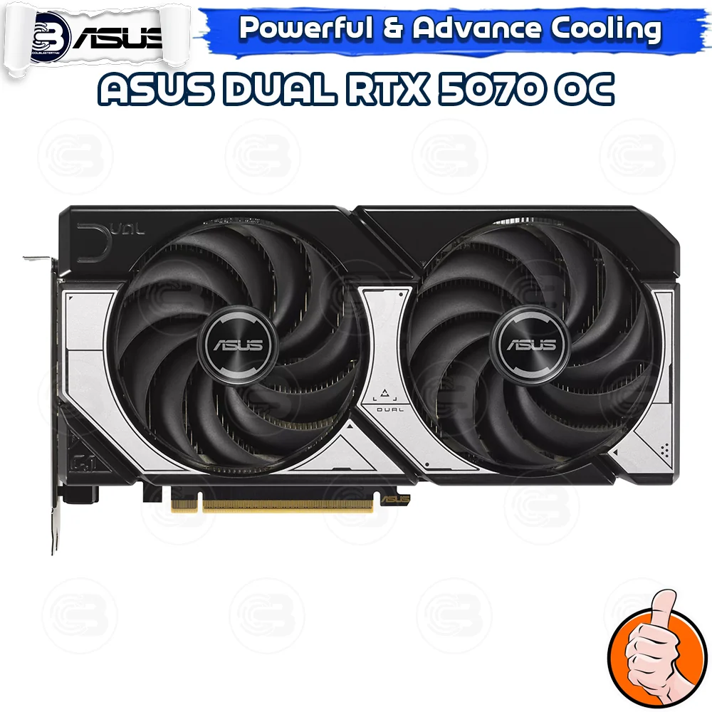 [CoolBlasterThai] ASUS DUAL RTX5070 12GB GDDR7 OC Edition(3Y-ARC)