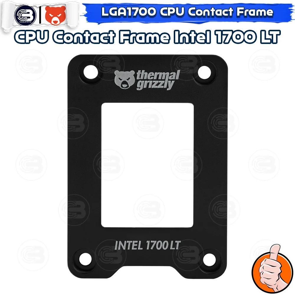 [CoolBlasterThai] THERMAL GRIZZLY CPU CONTACT FRAME INTEL 1700 LT 12TH/13TH/14T Generation (เฟรม)