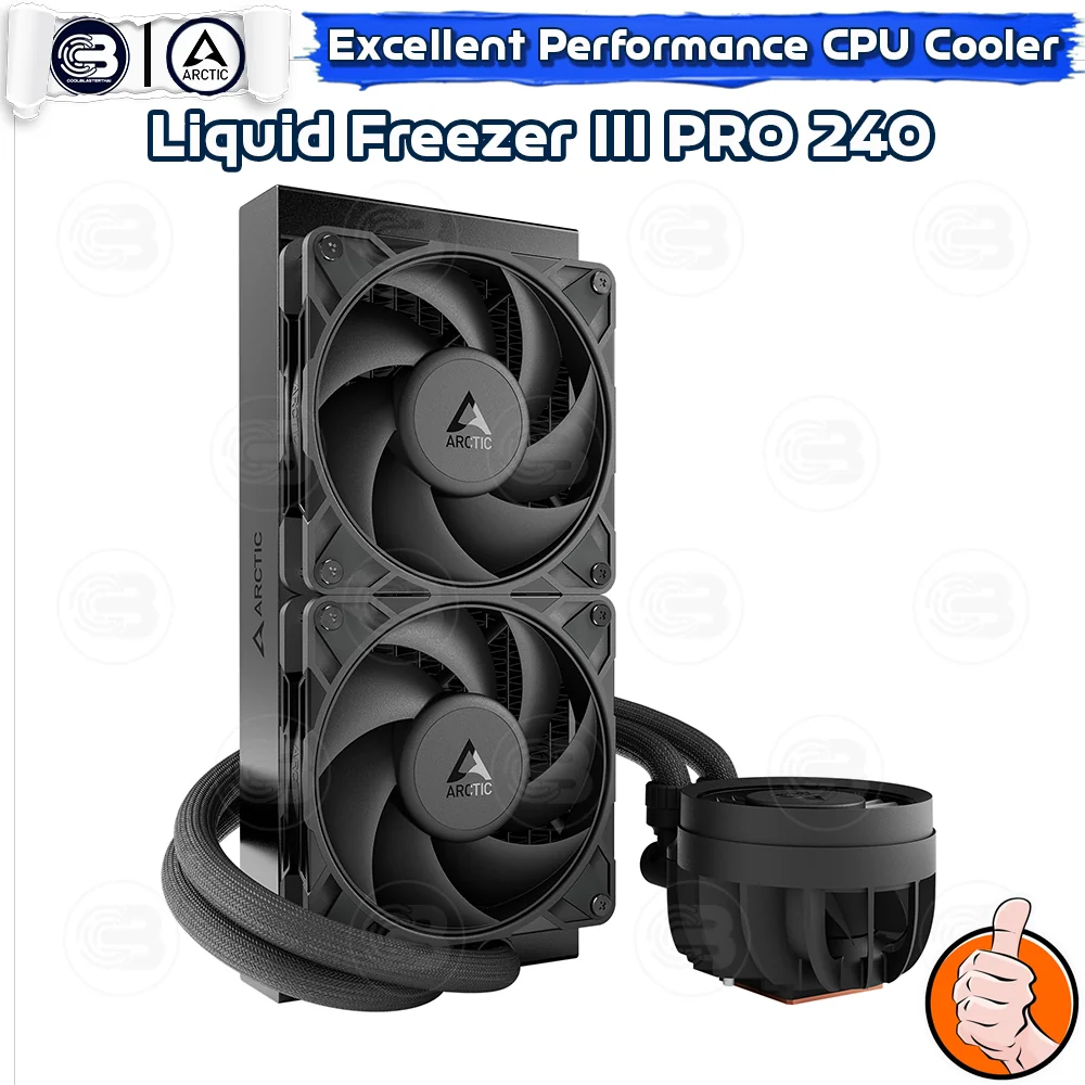 [CoolBlasterThai] ARCTIC LIQUID FREEZER III Pro 240 Black (All-In-One CPU Water Cooler) (LGA1851/1700/AM5/AM4)