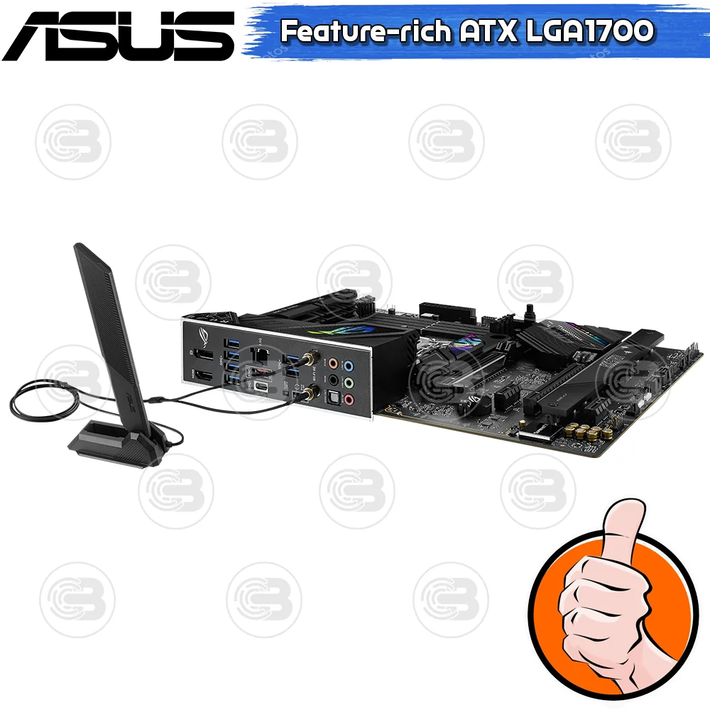 [CoolBlasterThai] ASUS MAINBOARD ROG STRIX B760-F GAMING WIFI SOCKET LGA1700 DDR5 M-ATX ประกัน 3 ปี
