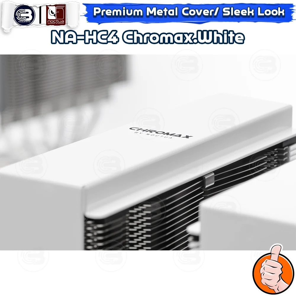 [CoolBlasterThai] NOCTUA NA-HC4 Chromax.White Heatsink Cover (NH-D15) ประกัน 6 ปี