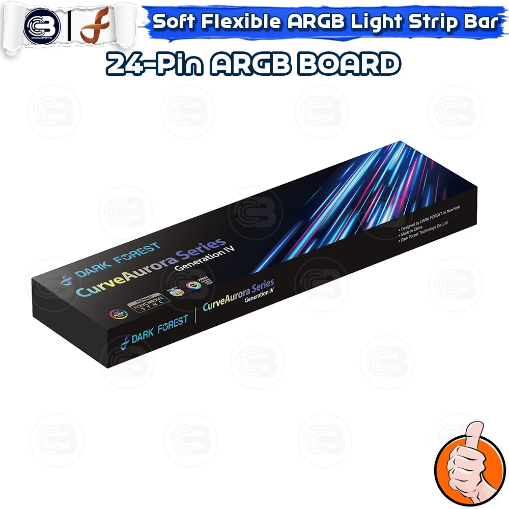 [CoolBlasterThai] Dark Forest CurveAurora Gen. IV 24-PIN A-RGB Board Soft Flexible Light Strip Bar
