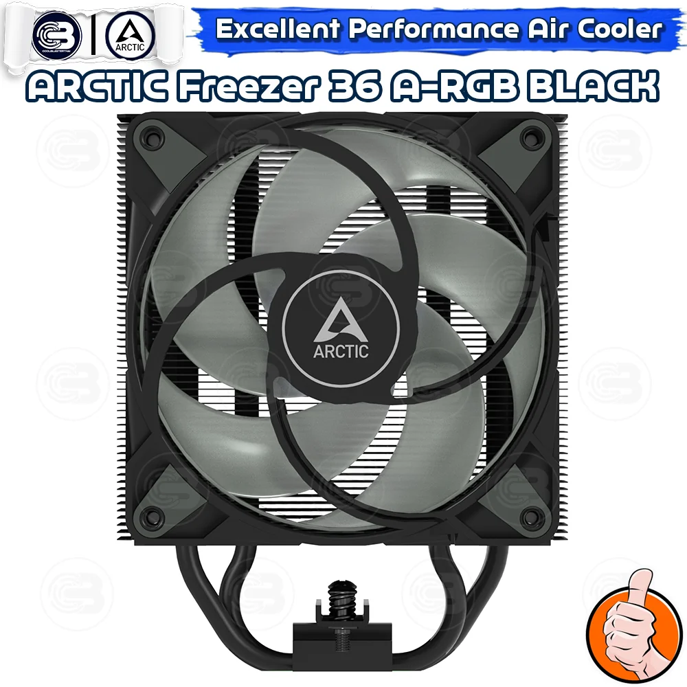 [CoolBlasterThai] ARCTIC FREEZER 36 A-RGB BLACK CPU Air Cooler (LGA1851/1700/AM5/AM4)