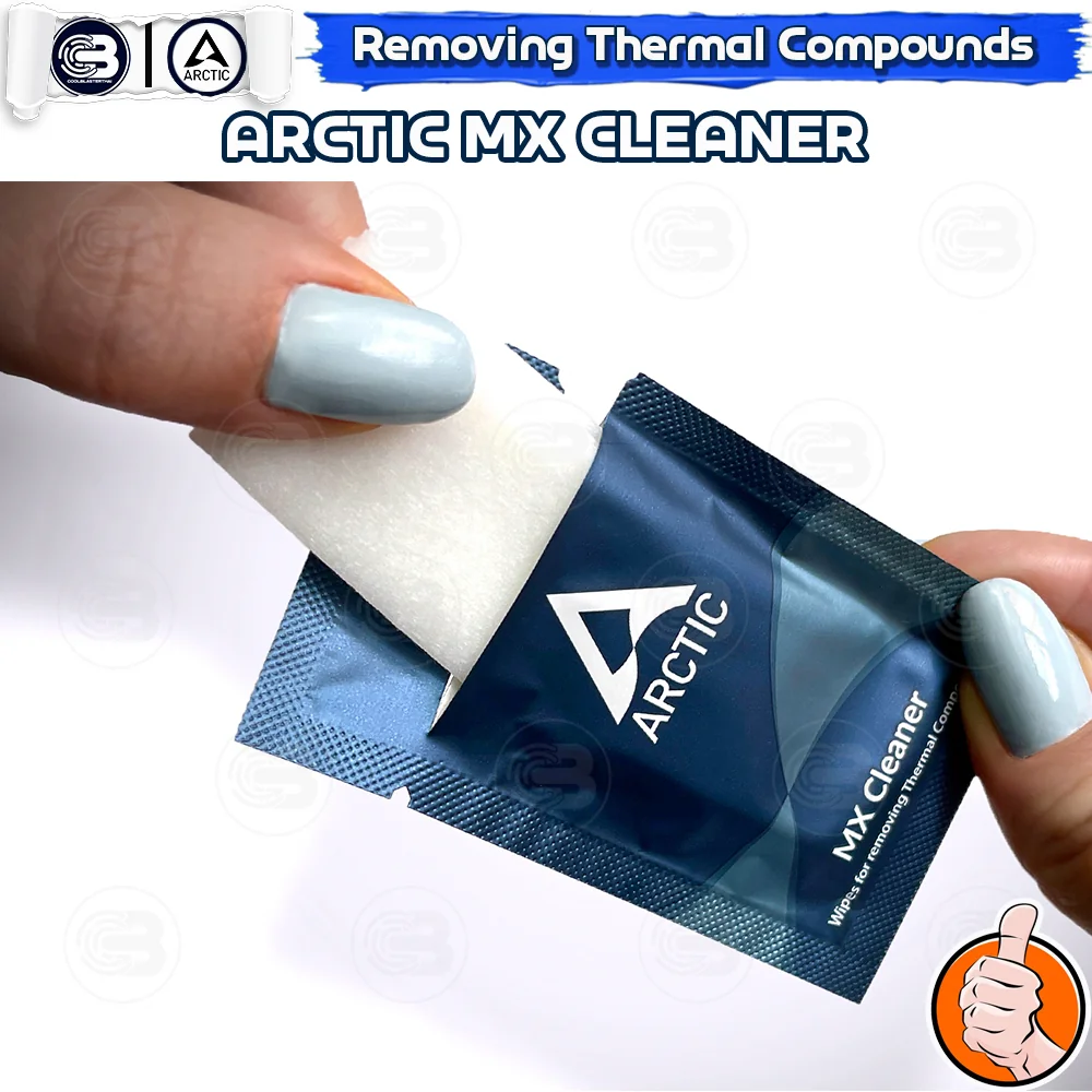 [CoolBlasterThai] ARCTIC MX-Cleaner 100% Biodegradable Cleaning Solution Box 40 PCS (แผ่นทำความสะอาด)
