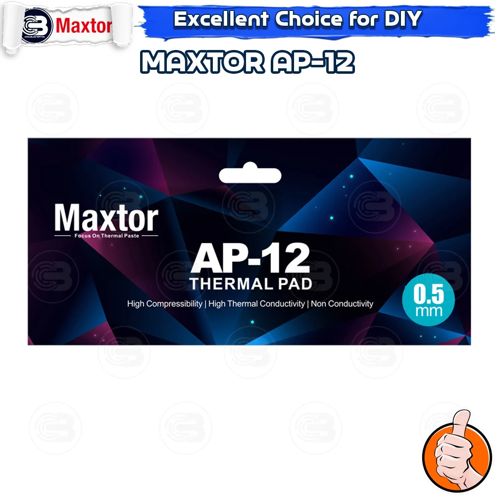 [CoolBlasterThai] MAXTOR AP-12 Thermal Pad 120x20x0.5./14.8 W/m.k