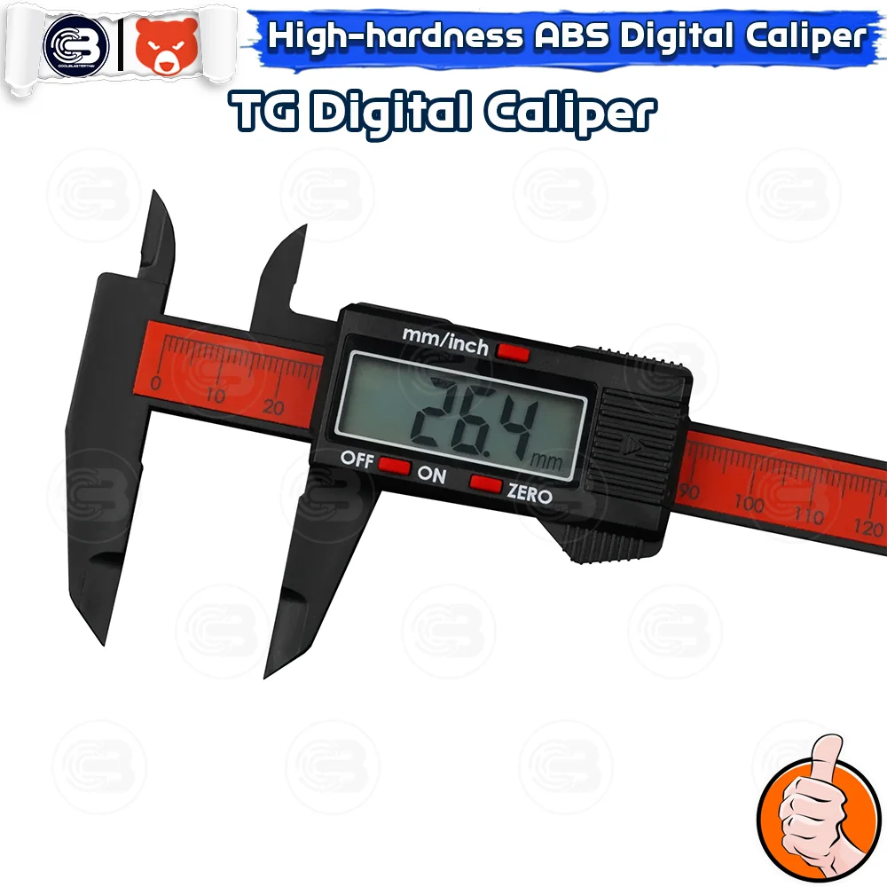 [CoolBlasterThai] THERMAL GRIZZLY DIGITAL CALIPER High-hardness ABS(150 mm/6 Inches)