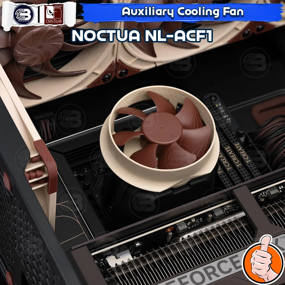 [CoolBlasterThai] NOCTUA NL-ACF1 Auxiliary Cooling Fan NL-LC1 (size 80 mm.) ประกัน 6 ปี