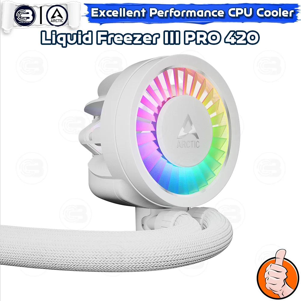 [CoolBlasterThai] ARCTIC LIQUID FREEZER III PRO 420 A-RGB White (All-In-One CPU Water Cooler) (LGA1851/1700/AM5/AM4)