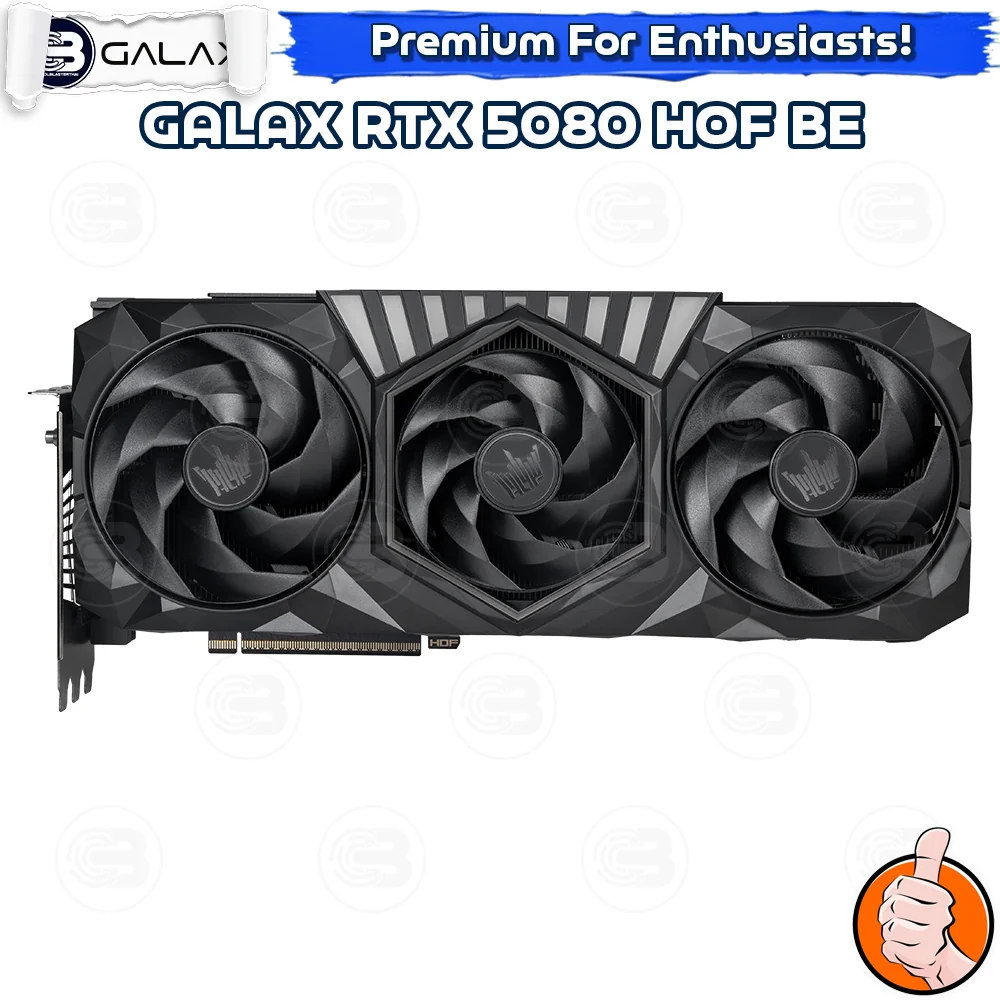 [CoolBlasterThai] GALAX GeForce RTX 5080 HOF Gaming (Black Edition) 16GB GDDR7 (3Y)
