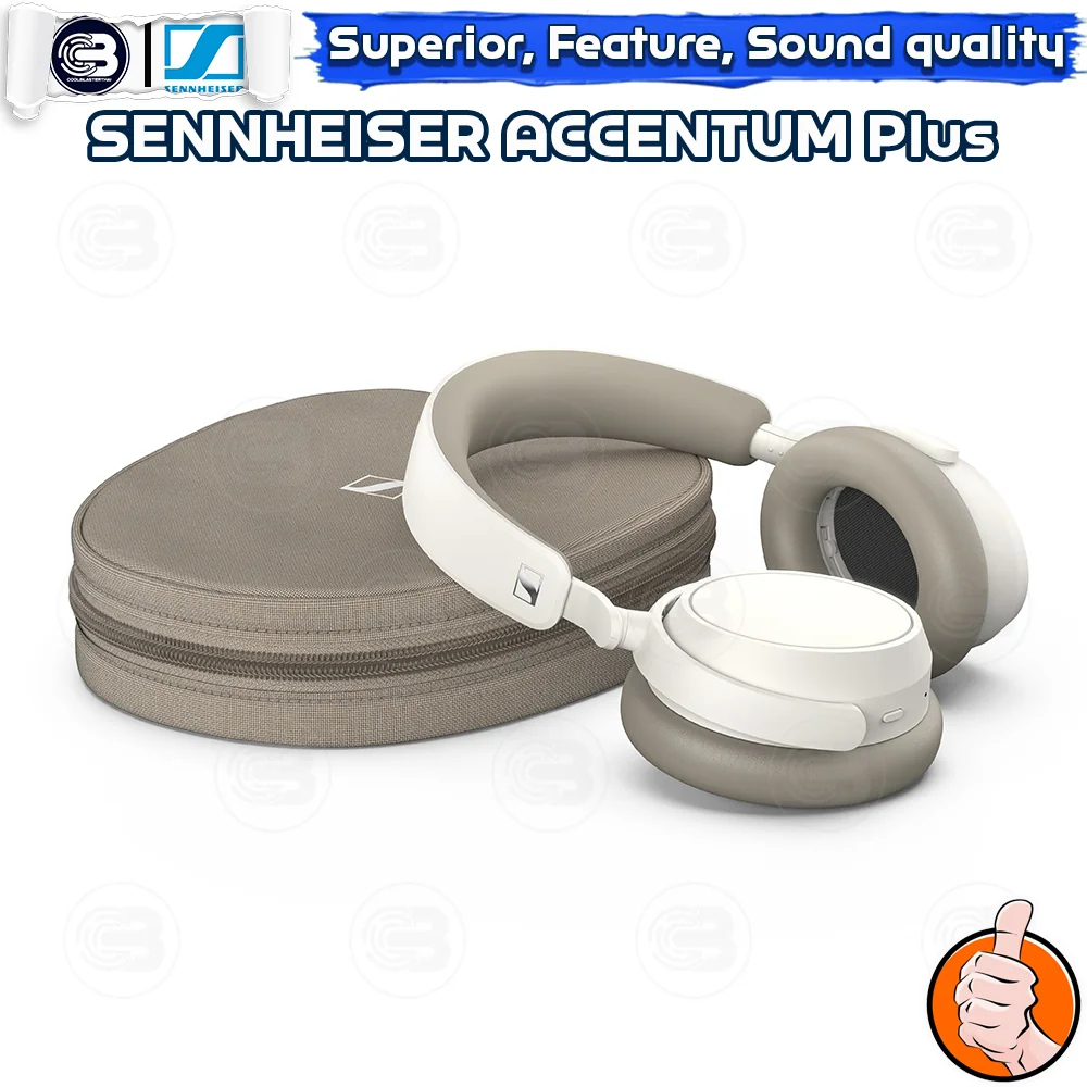 [CoolBlasterThai] SENNHEISER ACCENTUM Plus Wireless WHITE Around-the-ear Sound Quality With ANC