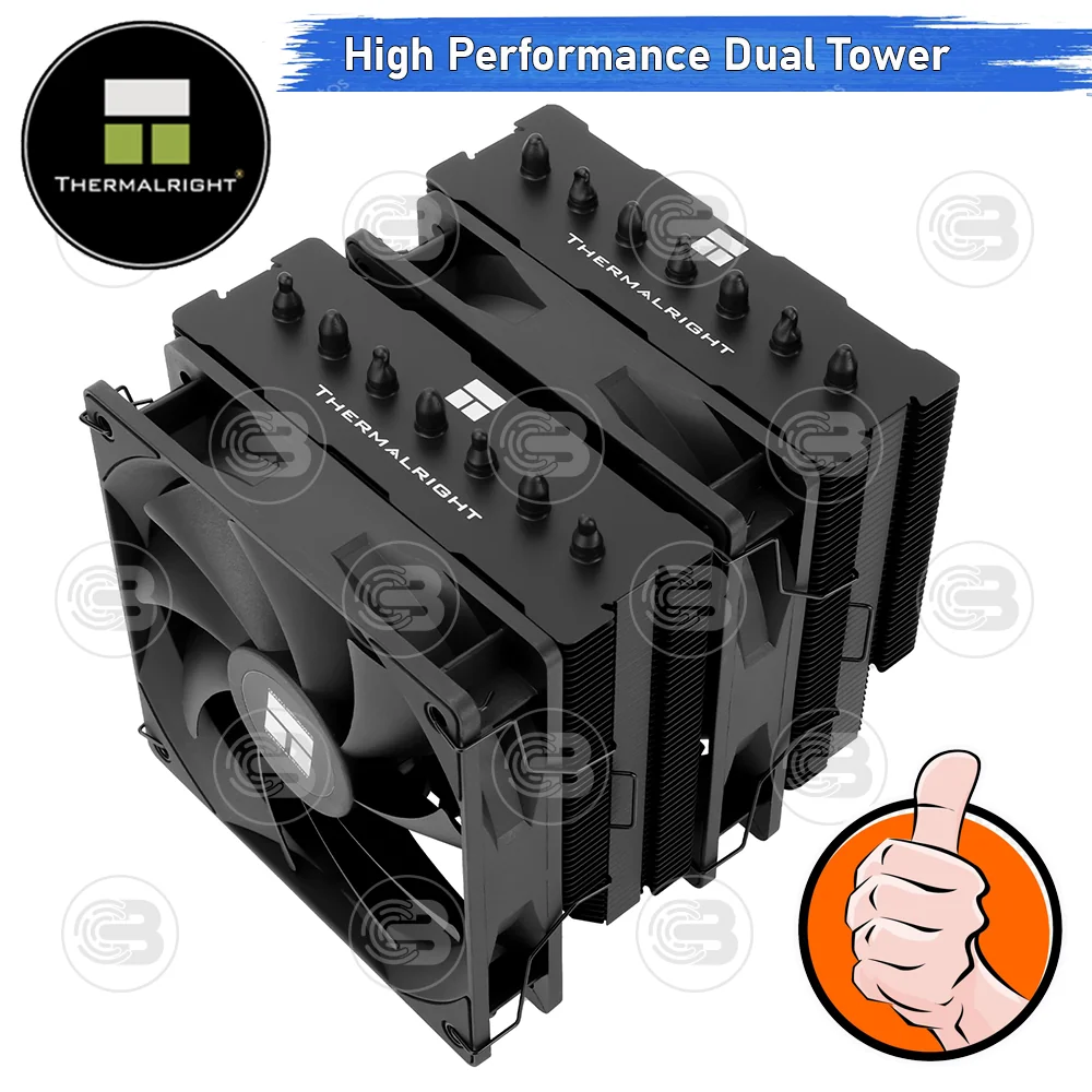 [CoolBlasterThai] Thermalright Phantom Spirit 120 SE BLACK CPU Heat Sink (AM5/LGA1851 Ready)