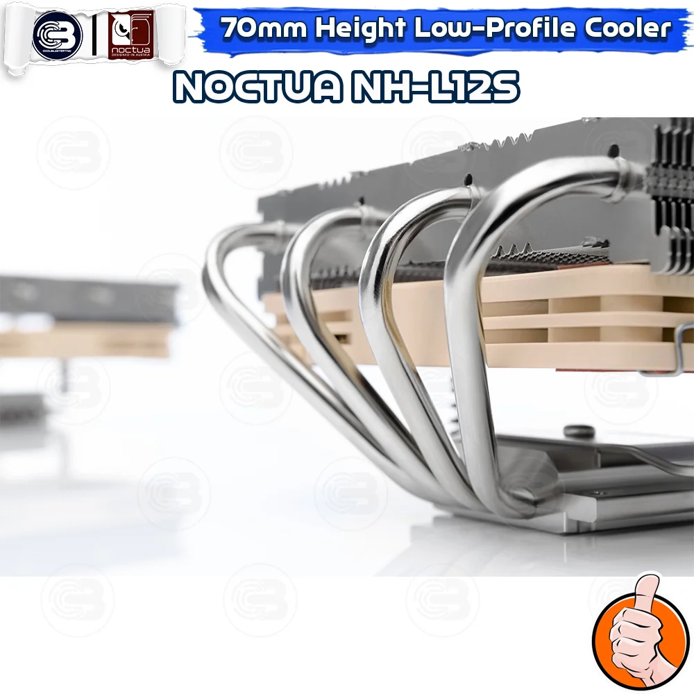 [CoolBlasterThai] NOCTUA NH-L12S 70mm Height Low-Profile CPU Cooler (AM5/LGA1851 Ready) ประกัน 6 ปี