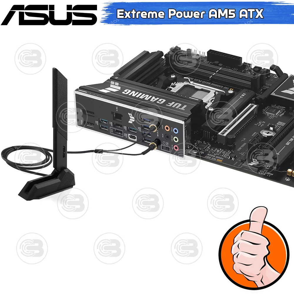 [CoolBlasterThai] ASUS MAINBOARD TUF GAMING B850-PLUS WIFI AMD SOCKET AM5 DDR5 M-ATX ประกัน 3 ปี